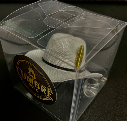 windshield mini hat estilo Sinaloa 3x3.5"