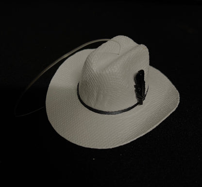 windshield mini hat estilo Sinaloa 3x3.5"